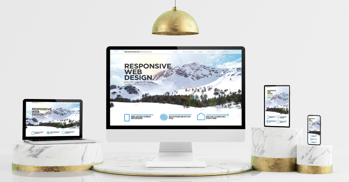 responsive website on multiple devices