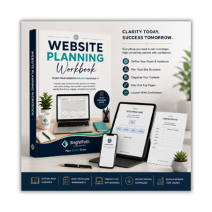 Website Planning Workbook digital download by BrightPath Web Design
